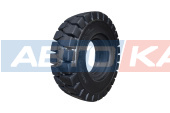 Шина суперэластик 5.00-8 Black ECORUN Solid ATLAPEX