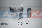 Поршень STD 4D94E YM1299012208 104 мм с кольцами