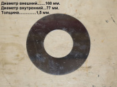Шайба пальца ковша LG876NS.11-002/30811115084