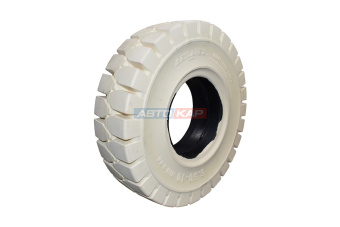 Шина суперэластик 6.50-10 5  ECORUN Solid white ATLAPEX уменьш.