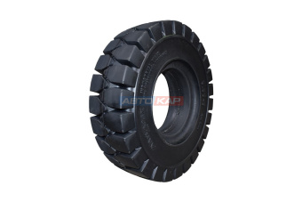 Шина суперэластик 5.00-8 3.003.503.75 Black ECORUN Solid ATLAPEX уменьш.